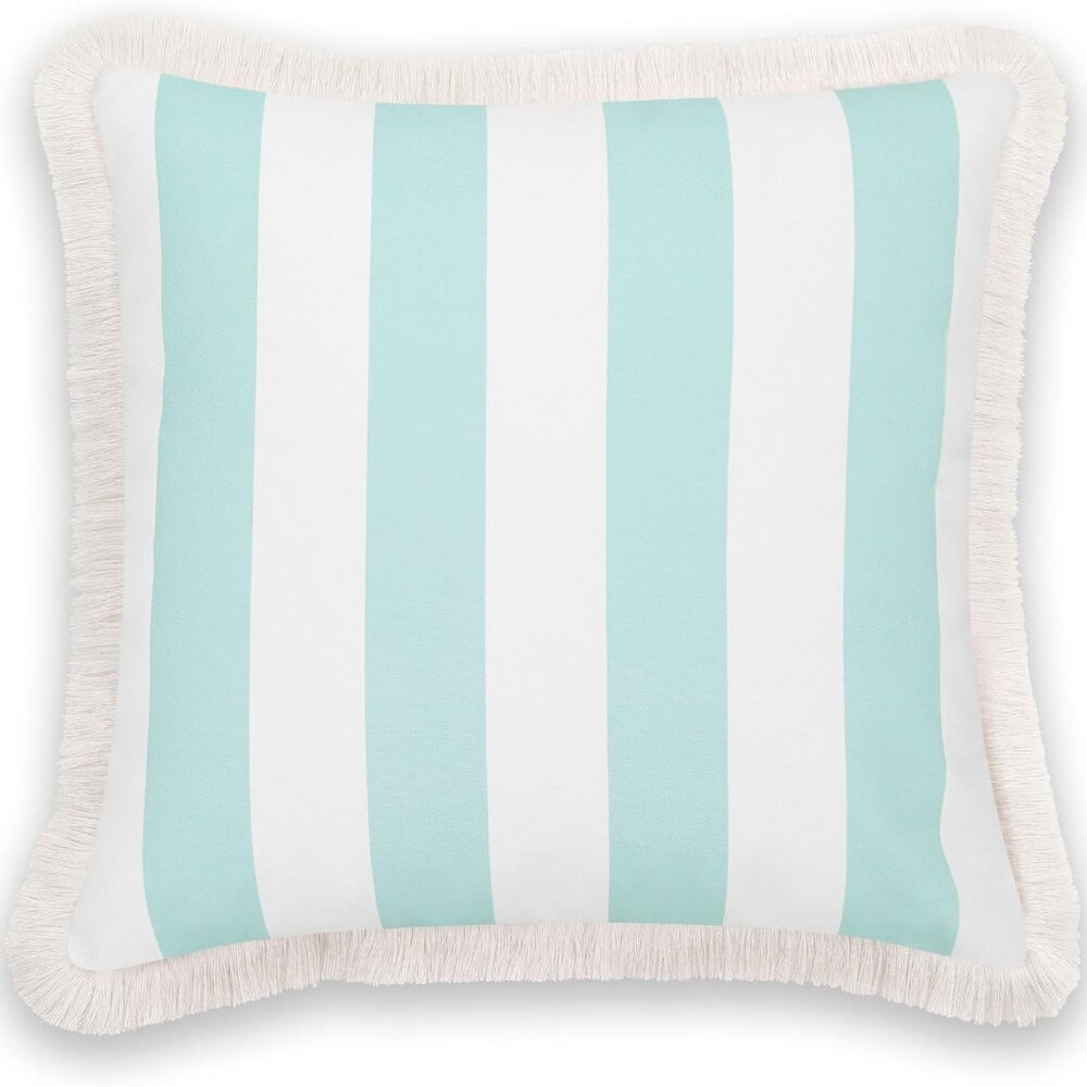 Hofdeco Premium Coastal Patio Indoor Outdoor Pillow Cover Only, 20"x20", NWOT